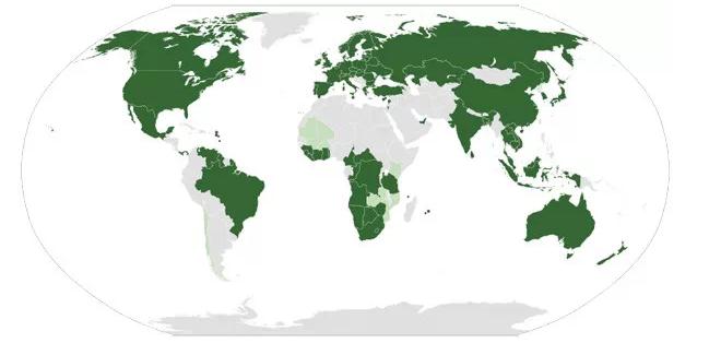 参加全球金伯利进程国家